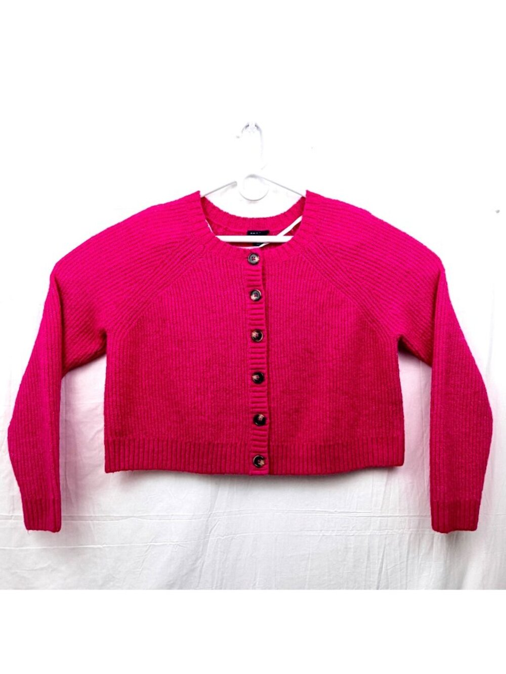Torrid Vegan Cashmere Crop Cardigan Sweater Women 00 Pink Peacock